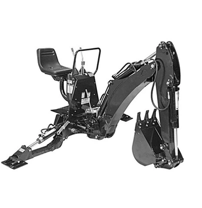 HW tractor backhoes — HOP-WOOD attachment range